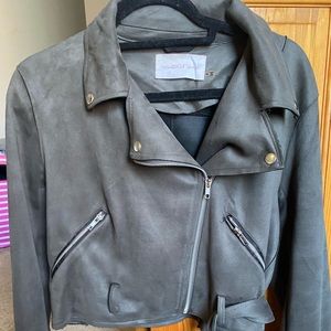 Suede Earth tones  Moto Jacket